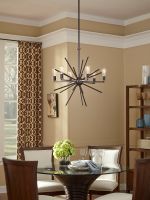 "Altairn Galaxy" Dark Bronze Spiked Ceiling Light