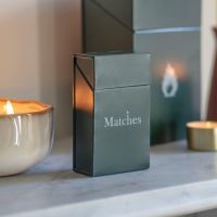 Match Box in a Dark Green Finish Match Box in a Dark Green Finish