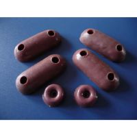 Dark Red/Brown Rubber Buffers in a Set