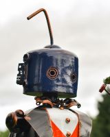 Close up of Date Night Robot Head