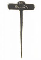 Day Lily Brass Garden Plant Marker