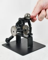 Scale image of scrap metal art sculpture