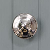 Circular Bright Chrome Door Knob 