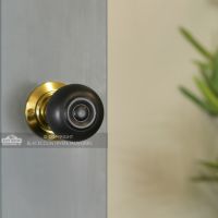 Round Ebony Door Knobs
