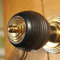 Door Knobs In Fine Hand Turned Ebony Wood Pevonsey  Door Knobs In Fine Hand Turned Ebony Wood Pevonsey