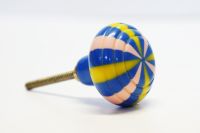 Pink, Yellow & Blue Cabninet Knob