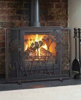 "The Meadow" Antique Fire Guard Digital Illustration
