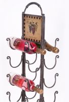 De loudecette wrought iron wine holder