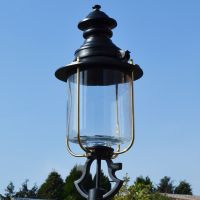 Black, Glass & Brass Belgravia Lantern Black, Glass & Brass Belgravia Lantern