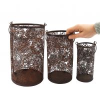 three sizes of rustic cylinder three sizes of rustic cylinder