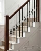 Decorative Basket Stair Spindle - Spindle ONLY - No Bracket digital illustration