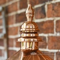Decorative Lantern Finial In Copper Finish