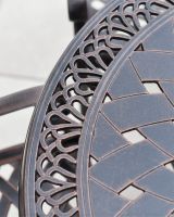 Intertwining Metalwork On Garden Table  Intertwining Metalwork On Garden Table