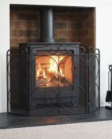 Decorative Scroll Three Fold Fire Guard Digital illustration