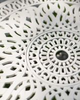 Close-Up of Pattern on Circular Table Close-Up of Pattern on Circular Table