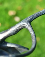 Close-Up of Antlers on Deluxe Aged Verdigris "Tribute" Buck Garden Sculpture - Looking Left