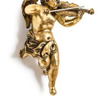 Close-Up of Gold-Painted Finish