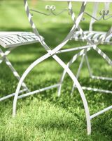 Stand for Table for Deluxe Scylla Classic Outdoor Two Seater Bistro Set in Antique White