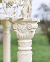 Close Up Of "Demeter"s Dwelling" Cream Gazebo Pillars