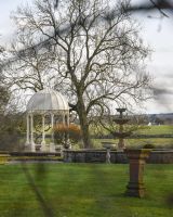 "Demeter"s Dwelling" Cream Gazebo In A Countryside Setting