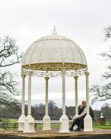 Scale Shot Of "Demeter"s Dwelling" Cream Gazebo
