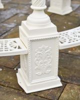 Close Up Of "Demeter"s Dwelling" Cream Gazebo Pillar Bases