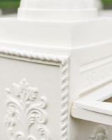 Close Up Of "Demeter"s Dwelling" Cream Gazebo Embossing