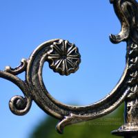 Detailed Close Up Of Cast Iron Scroll Work Detailed Close Up Of Cast Iron Scroll Work