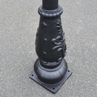 Close up detailed image of cast iron Base Close up detailed image of cast iron Base