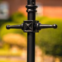 Close up detailed image of Lamp Post Ladder Bars