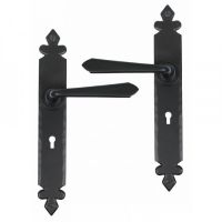Sprung Lever Handles With Key Hole