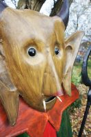 “Trick or Treat” Hand Painted Vampire Sculpture 