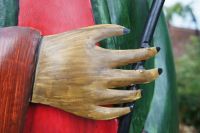 “Trick or Treat” Hand Painted Vampire Sculpture 