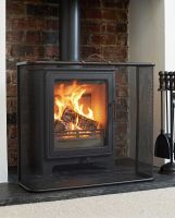 Traditional Black "Highgrove" Fire Guard Digital Illustration 