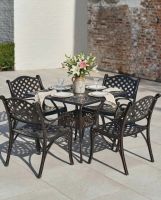 Digital Illustration of the Antique Copper "Dorton Four Seater Furniture Set Dressed For Dining Digital Illustration of the Antique Copper "Dorton Four Seater Furniture Set Dressed For Dining