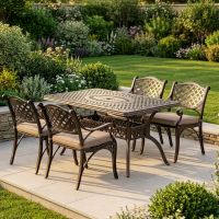 Antique Copper "Hestercombe" Four Seater Furniture Set digital illustration