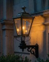 Digital Illustration of the 102 x 54cm Brass Dorchester Wall Lantern on a Royale Bracket Lit up at Night Digital Illustration of the 102 x 54cm Brass Dorchester Wall Lantern on a Royale Bracket Lit up at Night