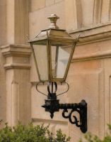 Digital Illustration of the 102 x 54cm Brass Dorchester Wall Lantern on a Royale Bracket Mounted on a Grand Building Entrance Wall Digital Illustration of the 102 x 54cm Brass Dorchester Wall Lantern on a Royale Bracket Mounted on a Grand Building Entrance Wall