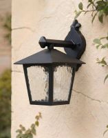 Digital Illustration of the "Oxford" Traditional Top Fix Black Wall Lantern Mounted on a Cream Coloured External Wall Digital Illustration of the "Oxford" Traditional Top Fix Black Wall Lantern Mounted on a Cream Coloured External Wall