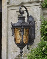 Digital Illustration of the "Pennsylvania" Antique Bronze Ornate Large Top Fix Lantern Mounted on a Heritage Building