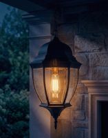 Digital Illustration of the 56cm "Thornhill" Chain Hanging Porch Lantern Lit up at Night Digital Illustration of the 56cm "Thornhill" Chain Hanging Porch Lantern Lit up at Night