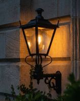 Digital Illustration of the 84 x 37cm Black Dorchester Lantern on a Royale Bracket Lit up at Night Digital Illustration of the 84 x 37cm Black Dorchester Lantern on a Royale Bracket Lit up at Night