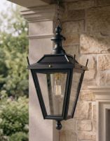 Digital Illustration of the Digital Illustration of the Black Dorchester Hanging Lantern On a Chain Suspended Above a Decorative Stone Porch Digital Illustration of the Digital Illustration of the Black Dorchester Hanging Lantern On a Chain Suspended Above a Decorative Stone Porch