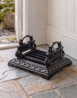 Digital Illustration of the Pickwick Art Deco Boot Scraper Placed on a Stone Floor Cottage Hallway Digital Illustration of the Pickwick Art Deco Boot Scraper Placed on a Stone Floor Cottage Hallway