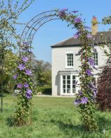 Digital Illustration of the Traditional "Othona" Rustic Garden Rose Arch with Flowers