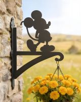 Digital Representation of Mouse Hanging Basket Bracket mounted on a farm cottage