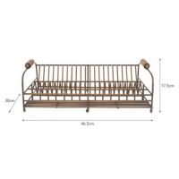 Antique Brass Dish Drying Rack Measurements