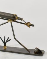 Close up of scrap metal art sculpture Close up of scrap metal art sculpture