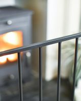 Close Up Of "Divisio" Heavy Duty Fire Guard Finish Close Up Of "Divisio" Heavy Duty Fire Guard Finish