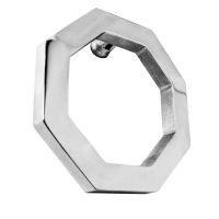 Bright Chrome Octagonal Door Knocker